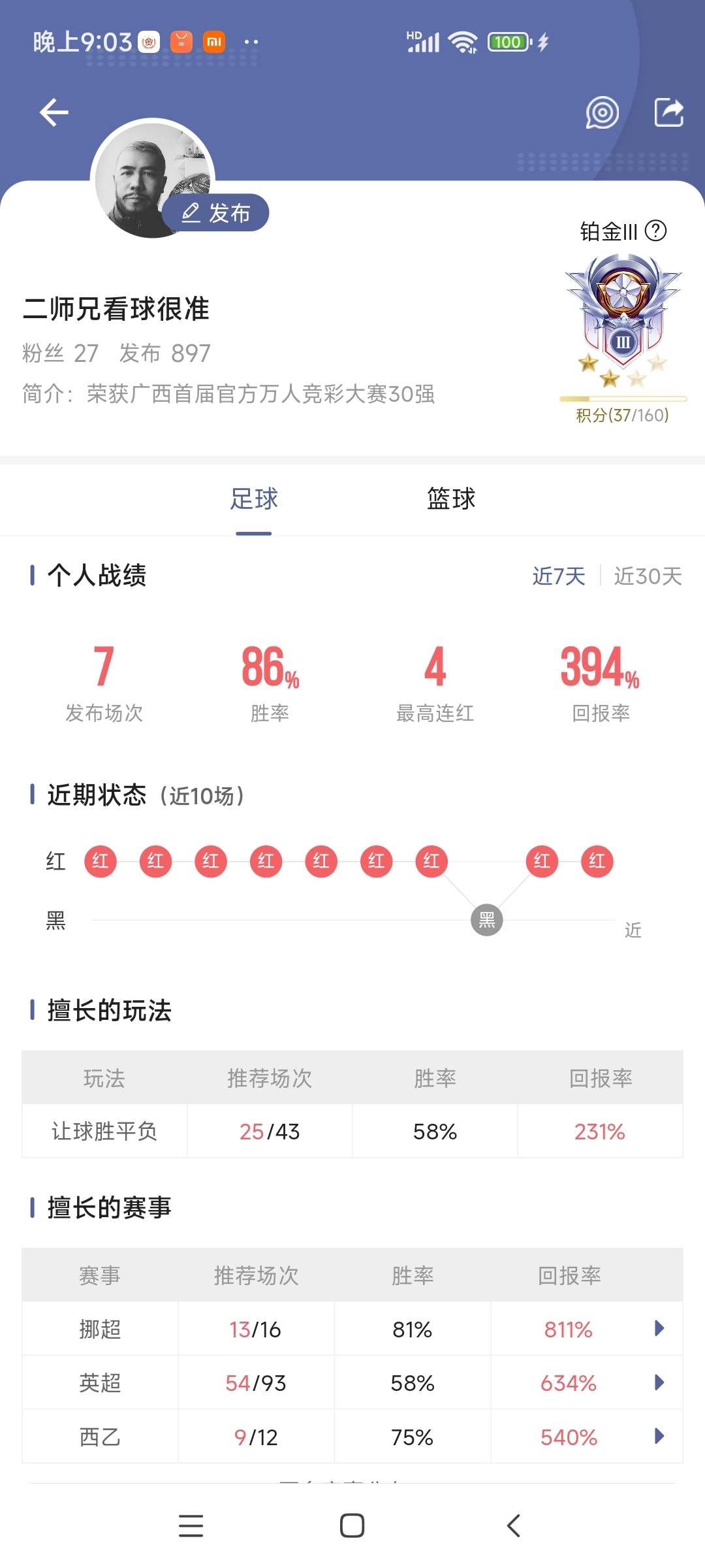 这么牛的战绩,老铁,不能跟钱有仇吧