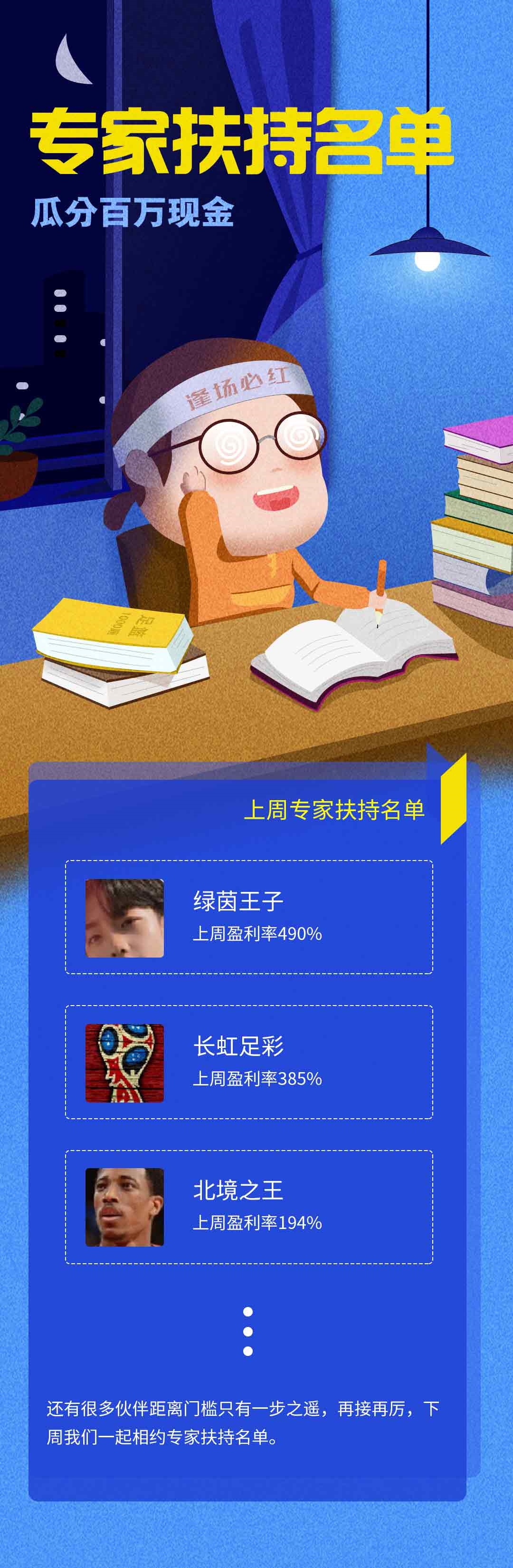 第六期专家扶持奖励名额